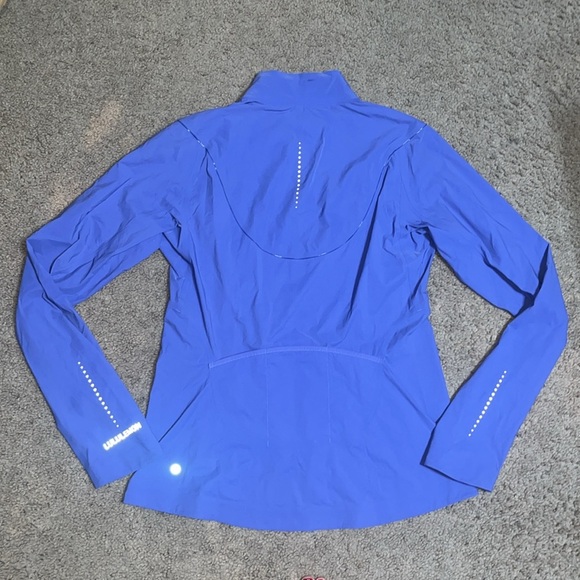 Lululemon Fast and Free Windbreaker SpeedWeave Jacket Charged Indigo 10 - Picture 5 of 9